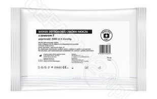SILESIAN PHARMA Worek do dobowej zbiórki moczu z zaworem T 2L Apteczka ABC |  OD 199 PLN! - Akcesoria medyczne - miniaturka - grafika 1