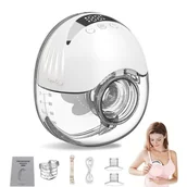 Laktatory - Laktator elektryczny 4 tryby odciągacz przenośny bezprzewodowy - miniaturka - grafika 1