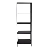 Regały - Czarny regał House Nordic Vita Shelf, 51x170 cm - miniaturka - grafika 1