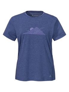 Schöffel Koszulka funkcyjna "Sulten" w kolorze niebiesko-fioletowym - Koszulki sportowe damskie - miniaturka - grafika 1