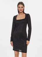 Sukienki - Guess Sukienka koktajlowa W4RK46 KBZX0 Czarny Bodycon Fit - miniaturka - grafika 1
