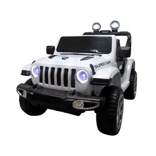 Auto Na Akumulator Jeep 4X4 Bujak Pilot Skóra X4 - Pojazdy elektryczne dla dzieci - miniaturka - grafika 1