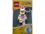 Klocki - Brelok latarka LEGO KE73 LED Ludzik Królik - miniaturka - grafika 1