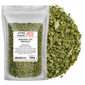 Przyprawy i zioła sypkie - OREGANO SUSZONE 200g Premium aromat Liść naturalne wysoka jakość Kol-Pol - miniaturka - grafika 1