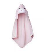 Okrycia kąpielowe dla dzieci - Effiki Ręcznik z kapturkiem Królik różowy - miniaturka - grafika 1