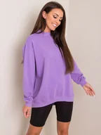 Bluzy damskie - Fioletowa bluza Twist-L/XL - miniaturka - grafika 1