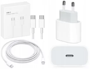 Szybka Ładowarka Sieciowa Tradebit, USB-C 20W + Kabel USB-C - Ładowarki do telefonów - miniaturka - grafika 1
