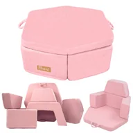 Klocki - Sofa modułowa Montessori i plac zabaw z pianki dla dzieci, 6 el, Flumi - miniaturka - grafika 1