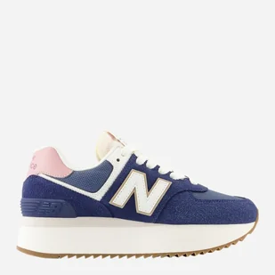 Buty sportowe damskie do kostki New Balance 574 WL574ZCB 37.5 (7US) Granatowe (196941300603) - Bluzy sportowe damskie - miniaturka - grafika 1
