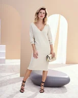 Sukienki - Sukienka Abra Beż - miniaturka - grafika 1