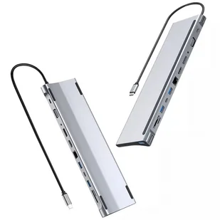 HUB STACJA DOKUJĄCA USB-C DP 8K HDMI RJ45 100W M1 - Huby USB HUB STACJA DOKUJĄCA USB-C DP 8K HDMI RJ45 100W M1 - Huby USB - miniaturka - grafika 1