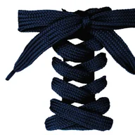 Akcesoria obuwnicze - Sznurówki płaskie granatowe do adidasów sznurowadła klasyczne płaskie 150cm - miniaturka - grafika 1