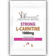 Spalacze tłuszczu - FOREST VITAMIN Strong L-Carnitine 1000mg 100caps - miniaturka - grafika 1