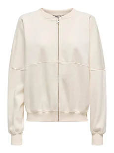 ONLY Bluza w kolorze beżowym - Bluzy damskie - miniaturka - grafika 1