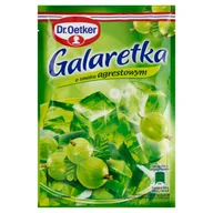 Dodatki do ciast w proszku - Dr. Oetker Galaretka o smaku agrestowym 72 g - miniaturka - grafika 1