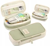 Piórniki - Piórnik rozkładany dla dzieci, Edibazzar, gładki, jasnozielony - miniaturka - grafika 1