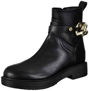 Love Moschino Damskie sztyblety Scarpad.city40 Vitello, czarne, rozmiar 37 UE - Botki damskie - miniaturka - grafika 1