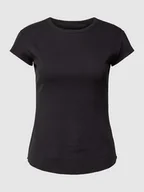 Koszulki i topy damskie - T-shirt z prążkowaniem model ‘Go Ribbed’ - miniaturka - grafika 1