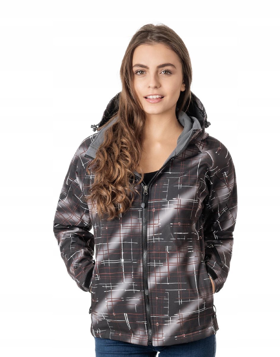 Kurtka Damska Sportowa Termoaktywna 9126 r XL brąz