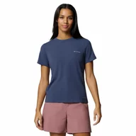 Koszulki i topy damskie - Damska koszulka Columbia Sun Trek Short Sleeve II Tee nocturnal - L - miniaturka - grafika 1