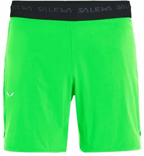 Spodnie sportowe męskie - Spodenki Szybkoschnące Salewa Pedroc 2 DST - fluo green - grafika 1