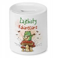Skarbonki - Skarbonka Dla Kabareciarza na Urodziny na Prezent z Nadrukiem ze Zdjęciem - miniaturka - grafika 1