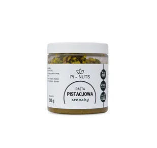 Pasta Pistacjowa Crunchy 100% 200G - Pasty warzywne - miniaturka - grafika 1