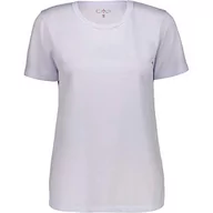 Koszulki i topy damskie - CMP CMP T-shirt damski biały Bianco 44 39T5676 - miniaturka - grafika 1