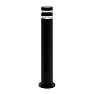 Lampy ogrodowe - Solin lampa ogrodowa stojąca 1xE27 czarna K-8206 - miniaturka - grafika 1