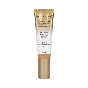 Max Factor Miracle Touch Second Skin Found.spf20#9-tan 30 ml - Podkłady do twarzy - miniaturka - grafika 1