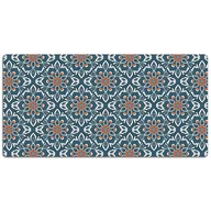 Podkładki na biurko - Podkładka na biurko Niebiesko-biała mandala 120x60 cm - miniaturka - grafika 1