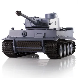 3818-1B-2.4 Czołg German Tiger I - Panzerkampfwagen VI Tiger Ausf. E 2.4 GHz 1:16 Grey V.7 - Samochody i pojazdy dla dzieci - miniaturka - grafika 1