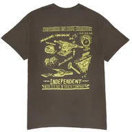 Koszulki męskie - t-shirt INDEPENDENT BRATRUD NOTEBOOK HEAVYWEIGHT T-SHIRT OLIVE - miniaturka - grafika 1
