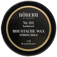 Kosmetyki i akcesoria do pielęgnacji brody - Nõberu Moustache Wax Strong Hold Sandalwood (25ml) - miniaturka - grafika 1