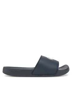 Lacoste Klapki Serve Sliders 7-49CMA0041 Granatowy - Klapki i japonki męskie - miniaturka - grafika 1
