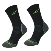 Skarpetki damskie - Skarpety Trekingowe Comodo Performance Czarno-Zielone 43-46 - miniaturka - grafika 1