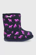 Buty dla dziewczynek - Emu Australia Śniegowce zamszowe dziecięce Rainbow Unicorn Brumby kolor granatowy - miniaturka - grafika 1