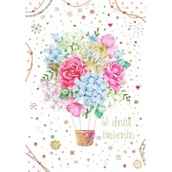 Kartki okolicznościowe i zaproszenia - Trend Kartka okolicznościowa Imieniny TS112 - miniaturka - grafika 1