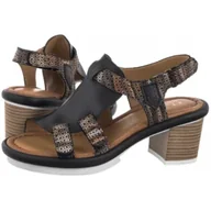 Sandały damskie - Sandały Czarno-Rude 06831-01/00-1 (MA1314-a) Maciejka - miniaturka - grafika 1
