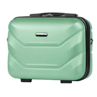 Walizki - Kuferek Podróżny Na Kosmetyki z ABS-u Miętowy - miniaturka - grafika 1