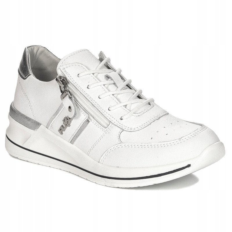 Filippo Półbuty Sneakersy damskie skórzane White białe DP6083/24 WH r.40