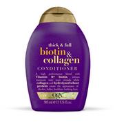 Odżywki do włosów - Organix Cosmetix Biotin & Collagen, odżywka z biotyną i kolagenem, 385 ml - miniaturka - grafika 1