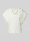 Koszulki i topy damskie - T-shirt z dekoltem w serek model ‘HOLYA’ - miniaturka - grafika 1