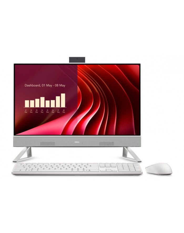Komputer Dell 24 All-in-One EC24250 Win11Pro 7-150U/16GB/1TB/23.8 FHD/Intel Graphics/Cam/WLAN + BT/Backlit Kb/ 3Y ProSupport EC24250_RPLU-R_003