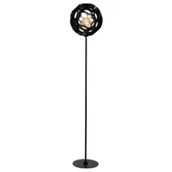 Lampy stojące - Podłogowa kulista lampa Hannelore 10723/01/30 Lucide metalowa czarna - miniaturka - grafika 1