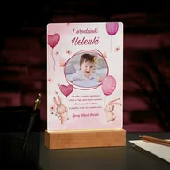 Ramki na zdjęcia - Lampka ramka L z wydrukiem na szkle akrylowym i podświetleniem LED - miniaturka - grafika 1