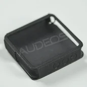 Inne akcesoria audio-wideo - Etui skórzane dla HiBy R2 (czarne) - miniaturka - grafika 1