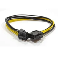 Kable komputerowe i do monitorów - Gembird Przedłużacz 6+2 pin PCI express wewnętrzny 0.3m (CC-PSU-84) - miniaturka - grafika 1