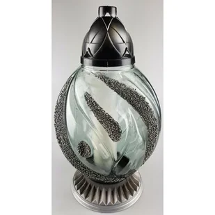 Znicz kula ZP tęcza 37 cm - Lampiony i znicze - miniaturka - grafika 1