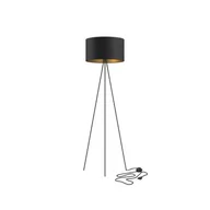 Lampy stojące - Nowodvorski Nowoczesna lampa podłogowa CADILAC BLACK/GOLD 7991_CADILAC_BL/G - miniaturka - grafika 1